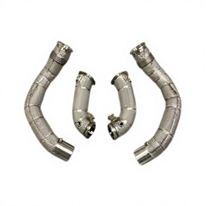 Tubo de Escape de Alto Flujo VORTEX 304 de Acero Inoxidable para BMW M5 F90 S63 4.4T V8 2018-2024 - Product Image 1