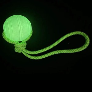 Großhandel 8cm Luminous EVA & Nylon Hunde trainings ball Umwelt freundliches Soft <span class=keywords><strong>Pet</strong></span> Interaktives Spielzeug für den Außenbereich - Product Image 3