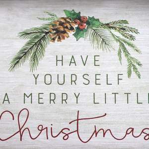 ของตกแต่งโต๊ะทำจากไม้ขนาดเล็กสุขสันต์วันคริสต์มาสของคุณ - Product Image 3