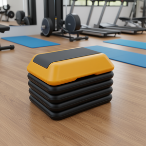 Db <b>Step</b> Platform 4 Riser Yellow Abs Fitness Equipment Aerobics Trainer <b>Exercise</b> <b>Step</b> - Product Image 2