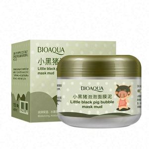 Mascarilla Facial Bioaqua OEM, Mascarilla <span class=keywords><strong>de</strong></span> Lodo Negra para Limpieza Profunda, Mascarilla Facial Hidratante <span class=keywords><strong>de</strong></span> Burbujas Carbonatadas en Polvo - Product Image 6