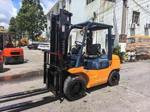 Chariots élévateurs diesel Toyota 3 tonnes, modèles MITSUBISHI FD30, 7FD30, 8FD30, hydrauliques, pour entrepôt à Shanghai - Meilleures ventes - Product Image 3
