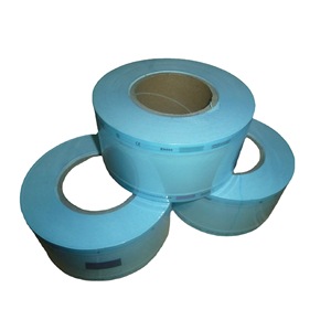 Sacs de stérilisation jetables médicaux en rouleau avec bande bleue pour l'emballage d'instruments, taille au choix, certifiés CE - Product Image 2