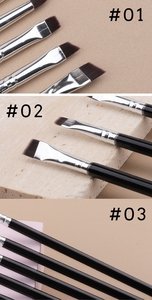 Pinceles de maquillaje de <span class=keywords><strong>ojos</strong></span> precisos detallados 6PCS Juego de brochas de maquillaje delineador de <span class=keywords><strong>ojos</strong></span> fino superfino - Product Image 6