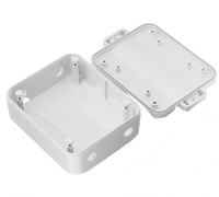 Boîtier de passerelle intelligente personnalisé en ABS PC pour routeur IoT, boîtier de communication industriel mural, fabrication OEM ODM en plastique