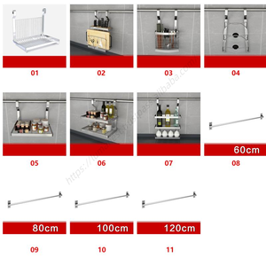 Étagère murale de rangement de cuisine en acier inoxydable EE138, égouttoir à vaisselle et support de rangement combiné, vente en gros - Product Image 5