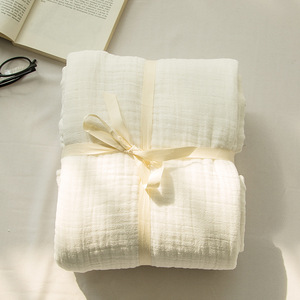 Plhan bông Muslin kích thước lớn dành cho người lớn bộ đồ giường tấm rắn mô hình dệt vua nữ hoàng Kích thước chăn - Product Image 2