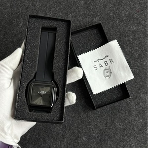Montre de luxe pour femmes et hommes, <span class=keywords><strong>cadran</strong></span> à chiffres arabes SABR originaux, mouvement à quartz étanche 3ATM, bracelet en silicone magnétique, forme carrée - Product Image 3