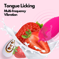 Stimulateur double portable avec contrôle par application, 10 modes de vibration, conception à particules, corde anti-rupture, sécurité en silicone