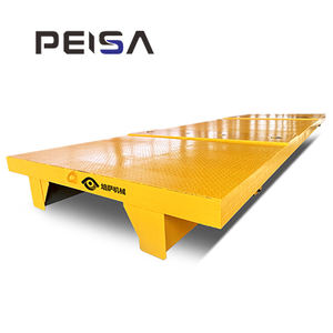 Carro <span class=keywords><strong>de</strong></span> Transferencia Eléctrico Personalizado con Plataforma Plana, Estructura <span class=keywords><strong>de</strong></span> Acero Resistente para Obras <span class=keywords><strong>de</strong></span> Construcción al Aire Libre - Product Image 1