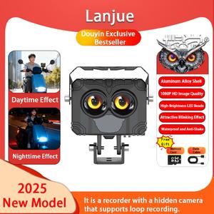 전기 산악 자전거 및 스노모빌 겸용 1080P <span class=keywords><strong>HD</strong></span> 운전 기록 장치, 방수 및 흔들림 방지 기능 - Product Image 2