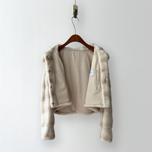 Abrigo Corto de Invierno para Mujer, Casual, Cortavientos, Color <span class=keywords><strong>Chinchilla</strong></span>, de Piel Sintética de Visón, con Forro de Poliéster - Product Image 6