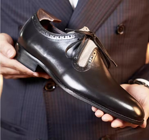 Zapatos Formales de Cuero de Becerro de Alta Calidad para Hombre, Hechos a Mano con Construcción Goodyear, Zapatos de Vestir y Oxford para Hombre, Zapatos Italianos de Lujo - Product Image 5