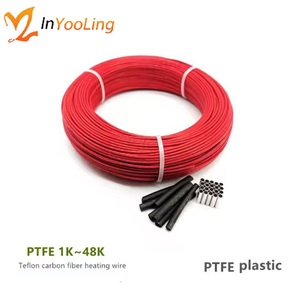 Fibre de carbone 12K 180C chauffage Flexible fil de Silicone électrique basse puissance pour chaise coussins chauffants élément chauffant domestique - Product Image 1
