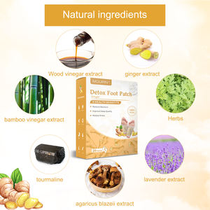 MOUPIN Patchs Détoxifiants aux Herbes de Gingembre pour les Pieds, 20 Pièces/Boîte pour Femmes - Routine de Soin des Pieds en Gros - Product Image 3
