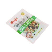 Sachet refermable à fermeture éclair avec fenêtre transparente, étanche, en plastique, pour emballage, fourni directement par l'usine