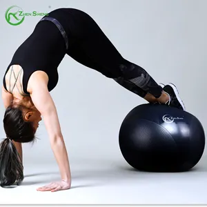 Zhensheng-pelota de Yoga suiza, pelota de charol Extra gruesa, suave y duradera, con logotipo personalizado