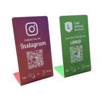 Carte de fonction TikTok NFC QR Code Carte d'évaluation 13.56 MHz Programmable Google Carte d'évaluation Réutilisable Google NFC