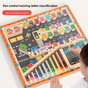Tablero Magnético de Madera para Clasificar Colores, Juego de Contar Cuentas, para Niños Pequeños, Montessori, Aprendizaje Temprano, Regalo Educativo - Product Image 3