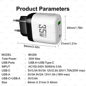 <span class=keywords><strong>Cargador</strong></span> GaN35W OEM USB <span class=keywords><strong>C</strong></span> PD <span class=keywords><strong>Tipo</strong></span> <span class=keywords><strong>C</strong></span> con Luces LED de Alta Velocidad, Carga Rápida para Teléfono Móvil, Adaptador de Pared para iPhone 15 <span class=keywords><strong>Xiaomi</strong></span> - Product Image 5