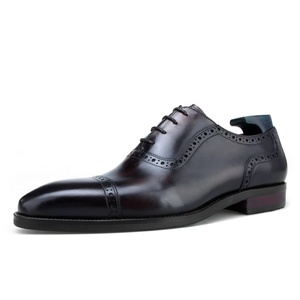 F8-NS58 prix <span class=keywords><strong>d</strong></span>'usine de luxe nouveau italien élégant à la main en cuir véritable hommes Oxford <span class=keywords><strong>chaussures</strong></span> habillées - Product Image 4