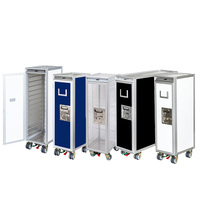 Atlas Airline Avion à bord d'un avion Service Half Size Catering Meal Food Trolley Cart