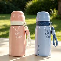 Bouteille isotherme de voyage personnalisée en acier inoxydable à double paroi, 600 ml, anti-fuite, avec infuseur/paille