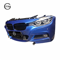 Aksesoris Mobil Bekas Original F30 320i 328i Seri 3 F35 Bumper Depan untuk BMW Lampu Depan Lampu Kabut Modul Depan