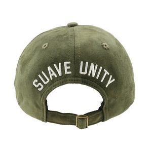 2021 Green Custom Blank Baseball Cap <b>Hats</b> Suede - Product Image 3