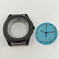 Boîtier de montre étanche en acier inoxydable 42 mm, accessoires de modification, coque de montre mécanique automatique compatible avec le mouvement NH35/NH36