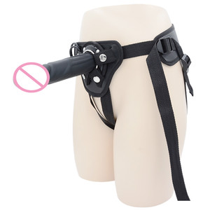 Nueva llegada pantalones usables ropa interior sexual consolador usable lesbiana para mujeres juguetes sexuales Correa en Consolador - Product Image 1