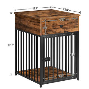 Caja de madera para perros, casa para mascotas, cama con puerta, casa moderna para perros, muebles para mascotas, perrera para perros - Product Image 4