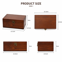WanuoCraft Boîte de Rangement Vintage en Bois de Pin Faite à la Main pour Kit de Couture, Support Ciseaux, Organisateur de Travaux d'Aiguille en Bois Massif Personnalisé, Cadeau
