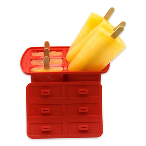 Tự làm BPA miễn phí nhựa dính Silicone Popsicle khuôn Ice Lolly khuôn Ice Cream công cụ Pop Maker nhựa Popsicle khuôn - Product Image 4