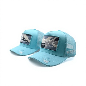 SELF INDUSTRY 7-Panel Trucker <b>Hats</b> Adjustable Breathable Metal Buckle Snapback <b>Caps</b> Custom Logo Baseball <b>Hats</b> 100% Cotton for - Product Image 1