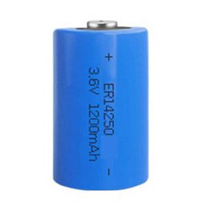 Pile ER14250S Li/SOCl2 à usage unique avec joint soudé, taille 1/2 AA, 3,6 V, 1200 mAh, fonctionnant en mode haute température de -50/80°C ℃ - Product Image 1