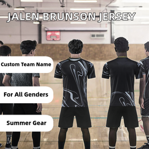 Para Niños # Camiseta y Pantalones Cortos de Baloncesto de Verano Talla Grande Edición Ciudad 2026 de Jalen Brunson 11 - Uniforme Termosellado - Product Image 2