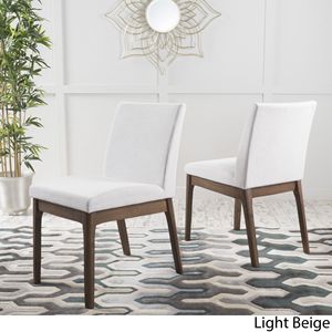 DB ชุดเก้าอี้รับประทานอาหารสไตล์บ้านไร่ร่วมสมัยผ้าเบา2ชิ้นพร้อมพนักพิงสำหรับรับประทานอาหารและห้องนั่งเล่นสำหรับใช้ในร้านอาหาร - Product Image 5