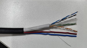 สายเคเบิลเครือข่าย CAT 6 UTP สำหรับภายนอกอาคาร ความยาว 1000 ฟุต (305 เมตร) พร้อมสายไฟ 4 คู่ ขนาด 23AWG 24AWG ทองแดง สายอีเธอร์เน็ต LAN CAT6+2c - Product Image 6