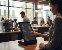 Kiosco de Autoservicio de Mesa con Pantalla Táctil de 10.1 Pulgadas y Android 11 |   Pantalla Táctil para Pedidos y Aplicaciones de Menús