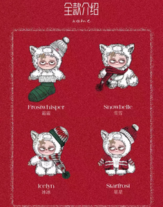 Muñeco de Peluche de Vinilo Grumpipi Insomnia Runaway, Edición Limitada de Navidad, Caja Sorpresa, Producto Auténtico de Colaboración Real - Product Image 2