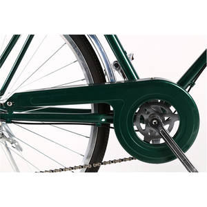 Bicicleta Vintage para Adorno, <span class=keywords><strong>Paseo</strong></span>, Mujer, Crucero, con Bolsa de Cuero Vacuno - Product Image 6