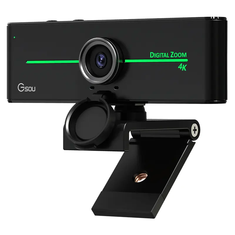 Gsou USB 4K Web cam With Microphone manualfocus for PC Full HD Web Camera 2K 4K 1080p 8mp Webcam