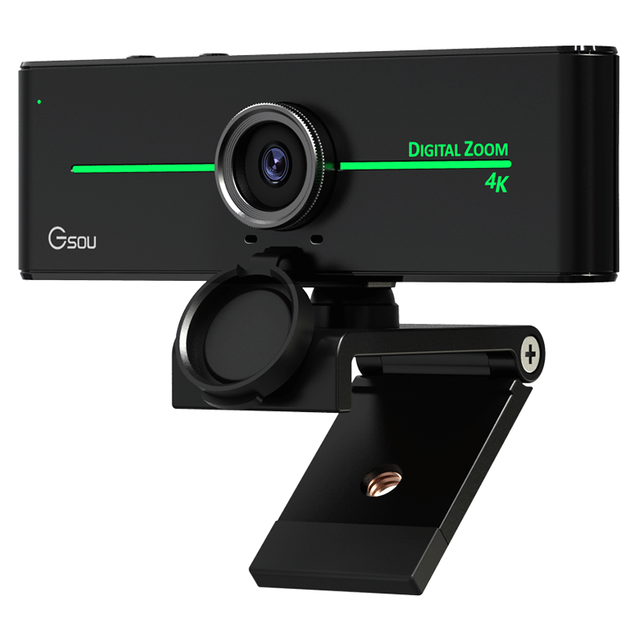 Gsou USB 4K Web Cam With Microphone Manualfocus for PC Full HD Web Camera 2K 4K 1080p 8mp Webcam