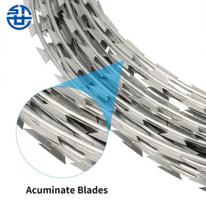 Chine Rouleau de fil de fer <span class=keywords><strong>barbelé</strong></span> de haute qualité Clôture en fil de fer <span class=keywords><strong>barbelé</strong></span> 100m 500m Bon <span class=keywords><strong>prix</strong></span> Corde à lame - Product Image 4