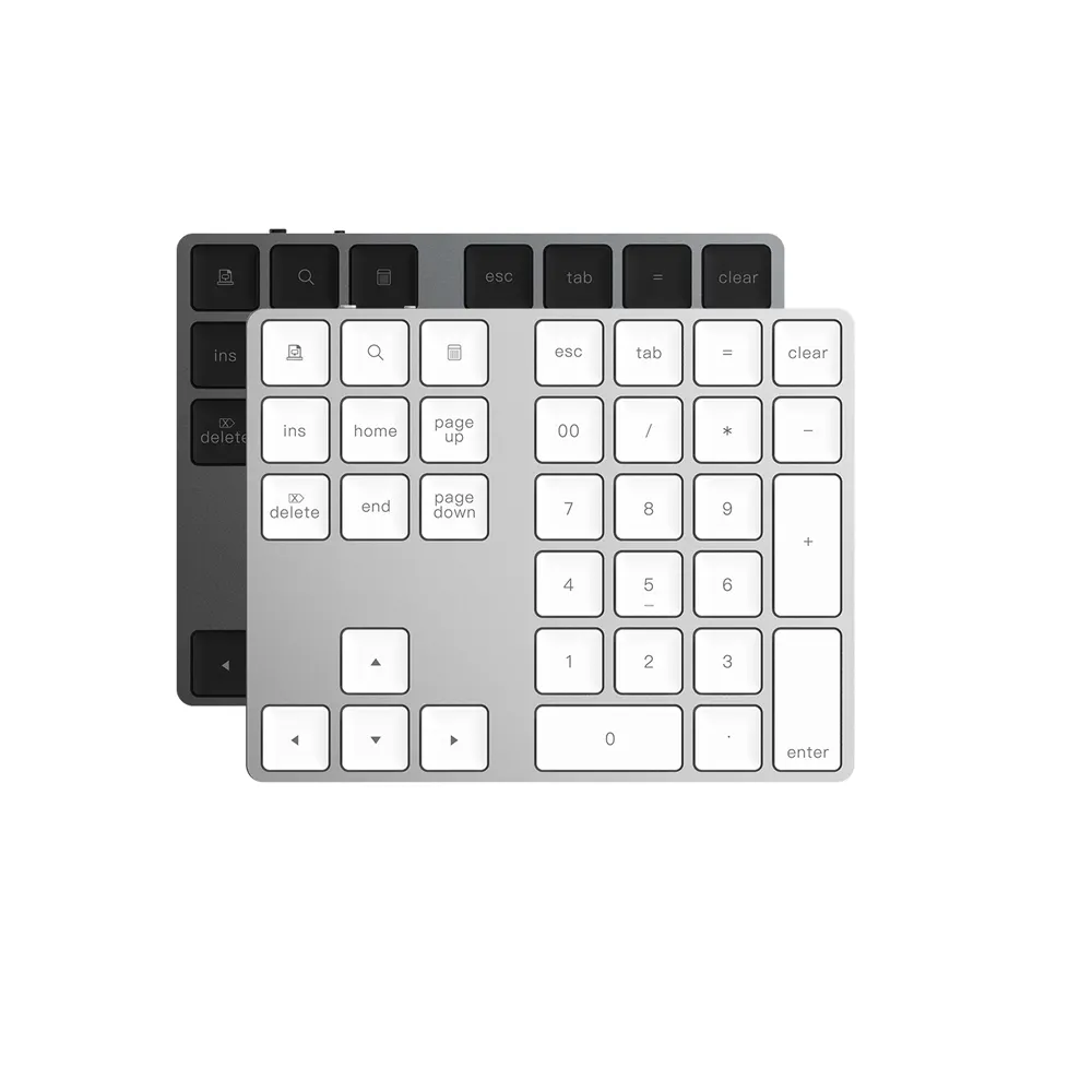 New arrival portable slim mini magic metal aluminum wireless bluetooth numeric keyboard for mac apple laptop