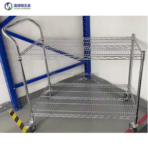 מדפי אחסון תעשייתיים מצופים כרום, מדפי תיל מצופים כרום, הנחה על מוצר חדש במסעדות מסחריות - Product Image 4