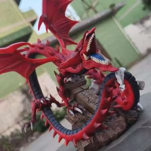 Estatuilla de dragón Slifer the Sky Yu-Gi-Oh modelo coleccionable ornamento Duelista ciudad diez generaciones tres dioses estatua regalo - Product Image 4