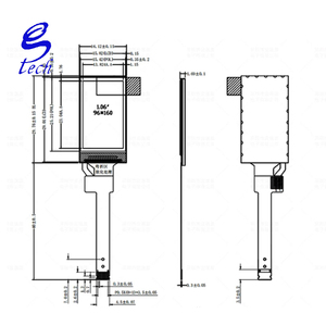 Módulo LCD TFT de 1.06 Pulgadas ST7735 96x160 Pantalla a Color SPI con Conector de Montaje y Retroiluminación LED - Product Image 4