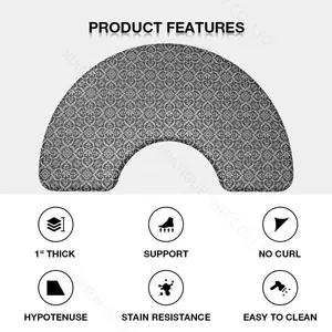 Sheepmats حار بيع مكافحة زلة رقيقة الحلاق كرسي صالون حصيرة - Product Image 2